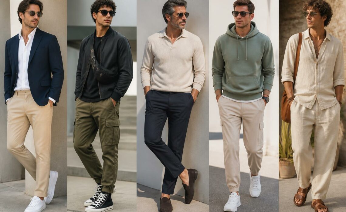 découvrez 5 looks stylés avec un pantalon décontracté pour homme et trouvez l'inspiration parfaite pour renouveler votre garde-robe avec confort et élégance.