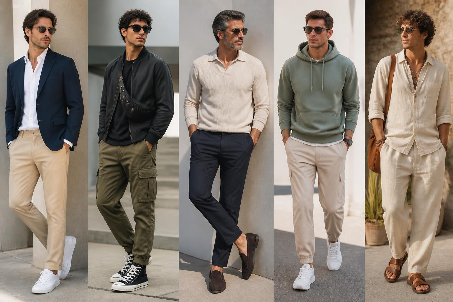 découvrez 5 looks stylés avec un pantalon décontracté pour homme et trouvez l'inspiration parfaite pour renouveler votre garde-robe avec confort et élégance.
