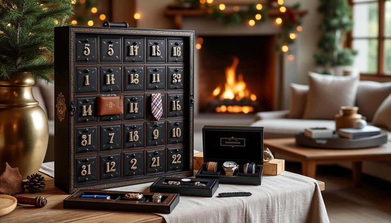 découvrez notre calendrier de l'avent spécialement conçu pour homme, avec des idées créatives et originales à offrir chaque jour jusqu'à noël.
