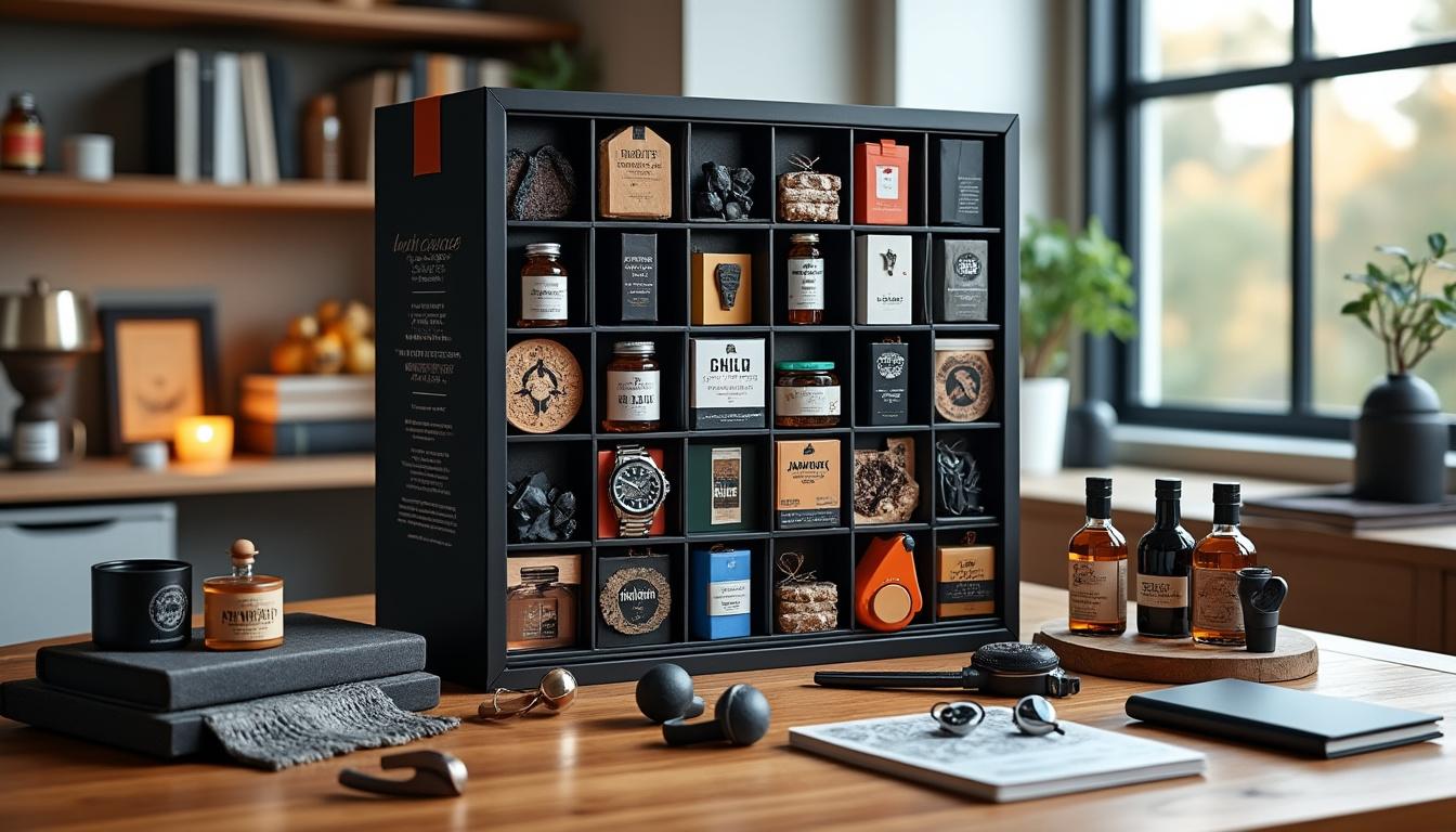 découvrez des idées créatives et originales pour chaque jour de votre calendrier de l'avent homme, pour rendre cette période festive encore plus spéciale et surprenante.