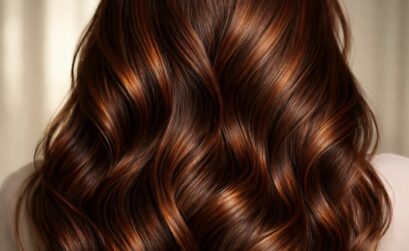 découvrez la coloration marron cuivré, l'équilibre idéal entre un brun naturel et des reflets chauds pour une coiffure lumineuse et élégante.