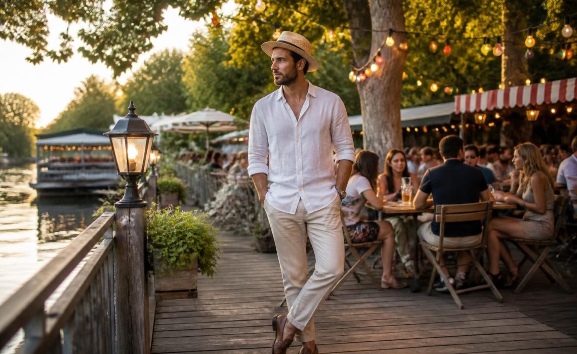 découvrez le style guinguette pour homme, idéal pour un été élégant et tendance qui attirera tous les regards.