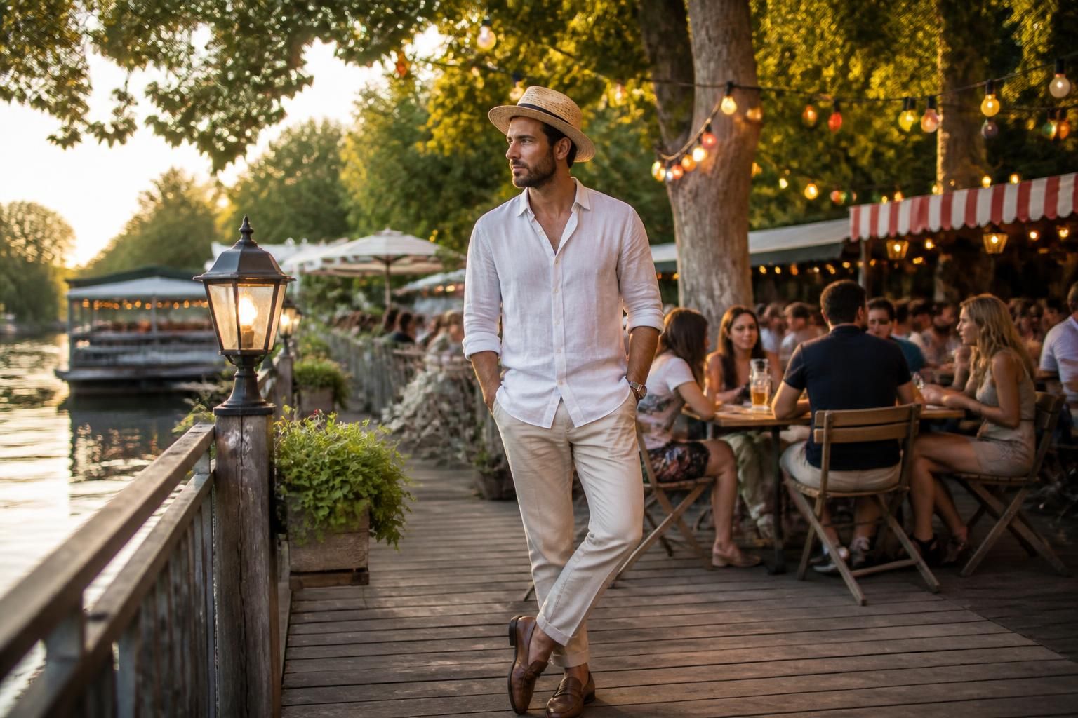 découvrez le style guinguette pour homme, idéal pour un été élégant et tendance qui attirera tous les regards.