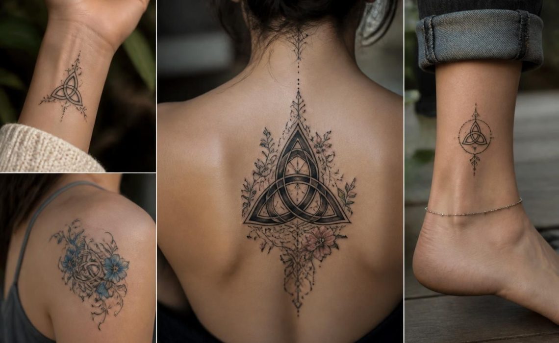 découvrez des idées inspirantes de tatouages triquetra pour femmes, explorant divers styles et designs uniques pour sublimer votre peau.
