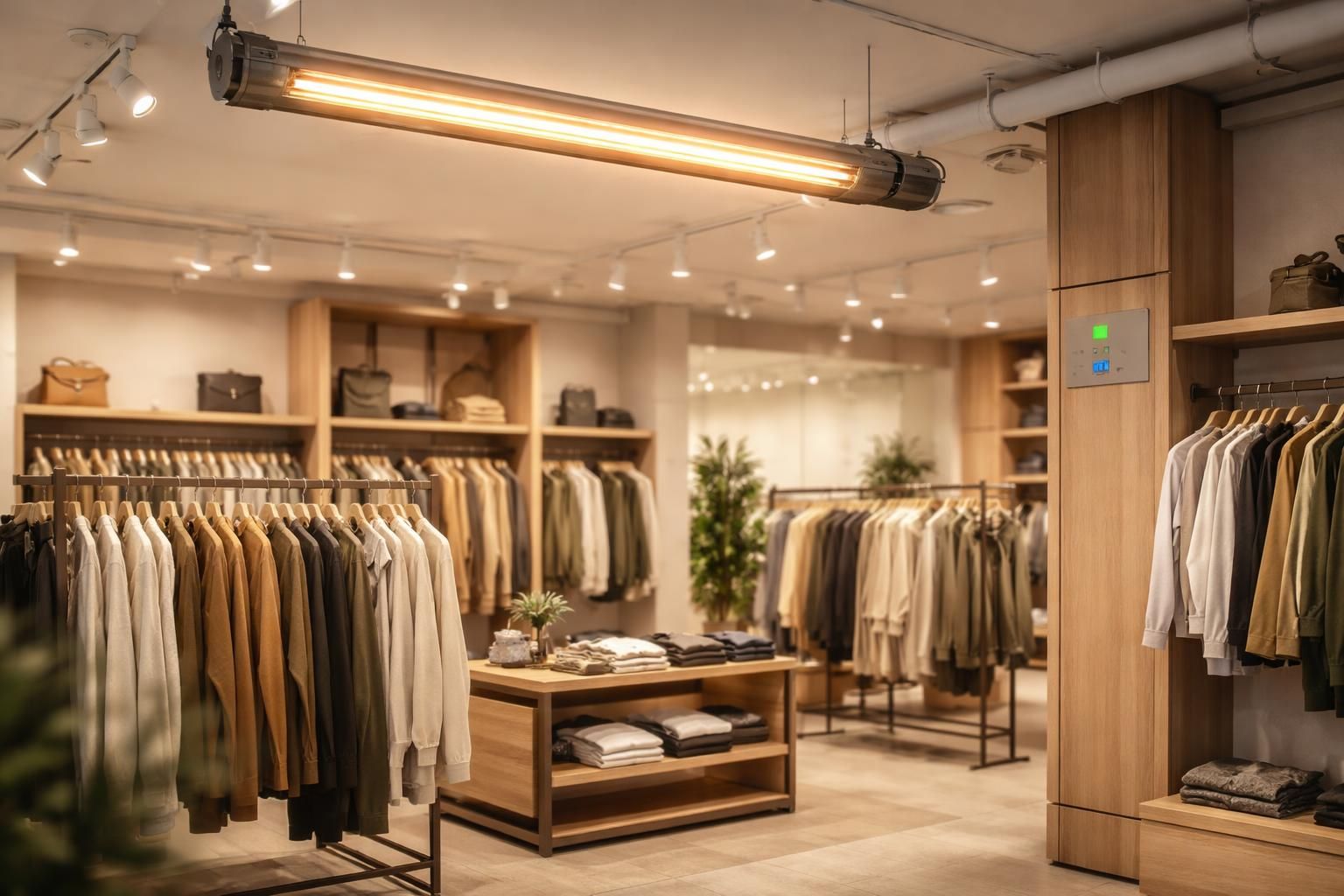 découvrez les critères essentiels pour optimiser le rendement des tubes radiants à gaz dans un magasin de vêtements, garantissant confort et efficacité énergétique.