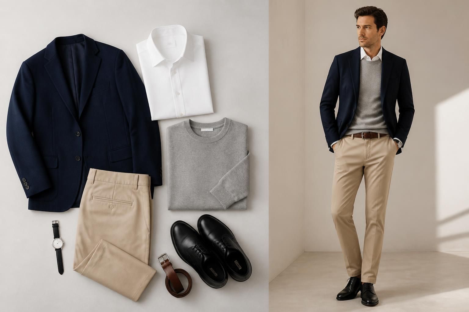 découvrez les vêtements classe pour homme avec notre sélection des pièces essentielles qui s'adaptent à toutes vos tenues pour un style élégant et polyvalent.