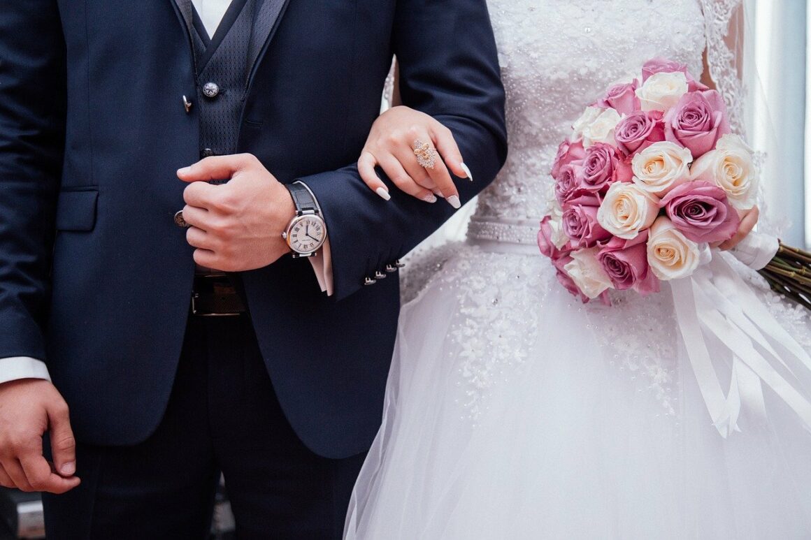 accessoire et photo de mariage
