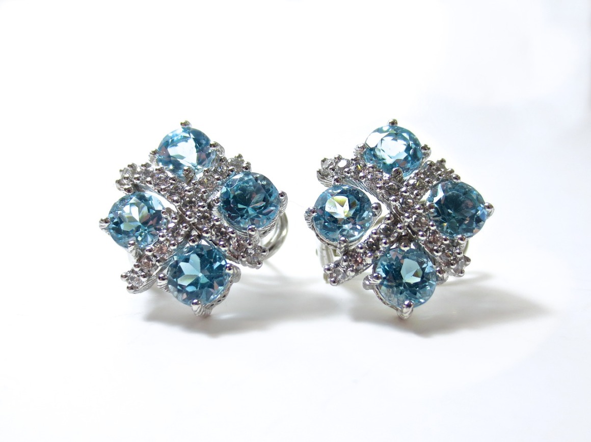 boucles d'oreille diamant