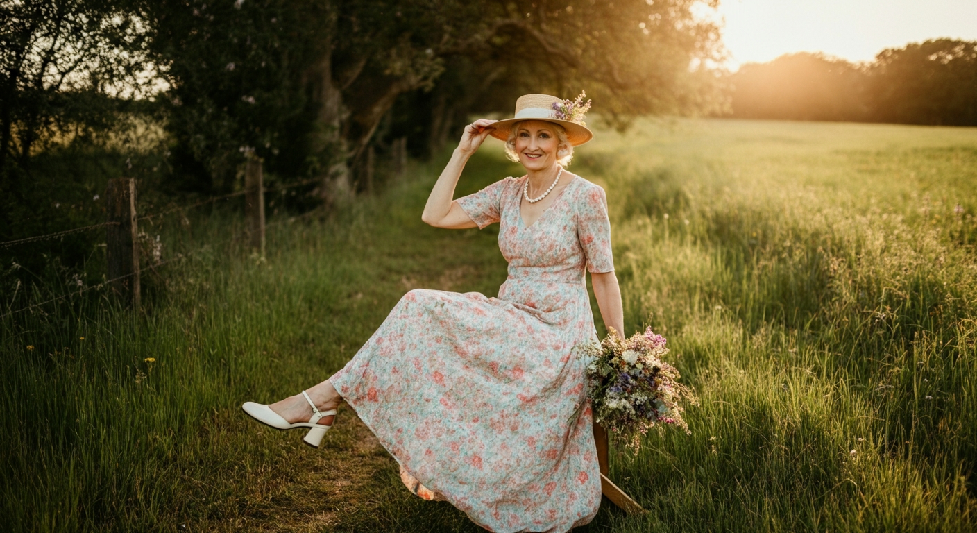 femme de 50 ans élégante