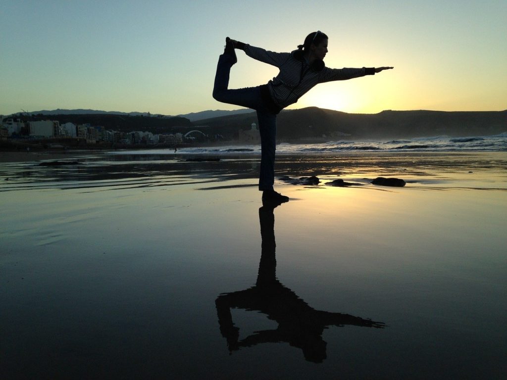 legging et séance de yoga