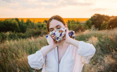 maquillage et masque