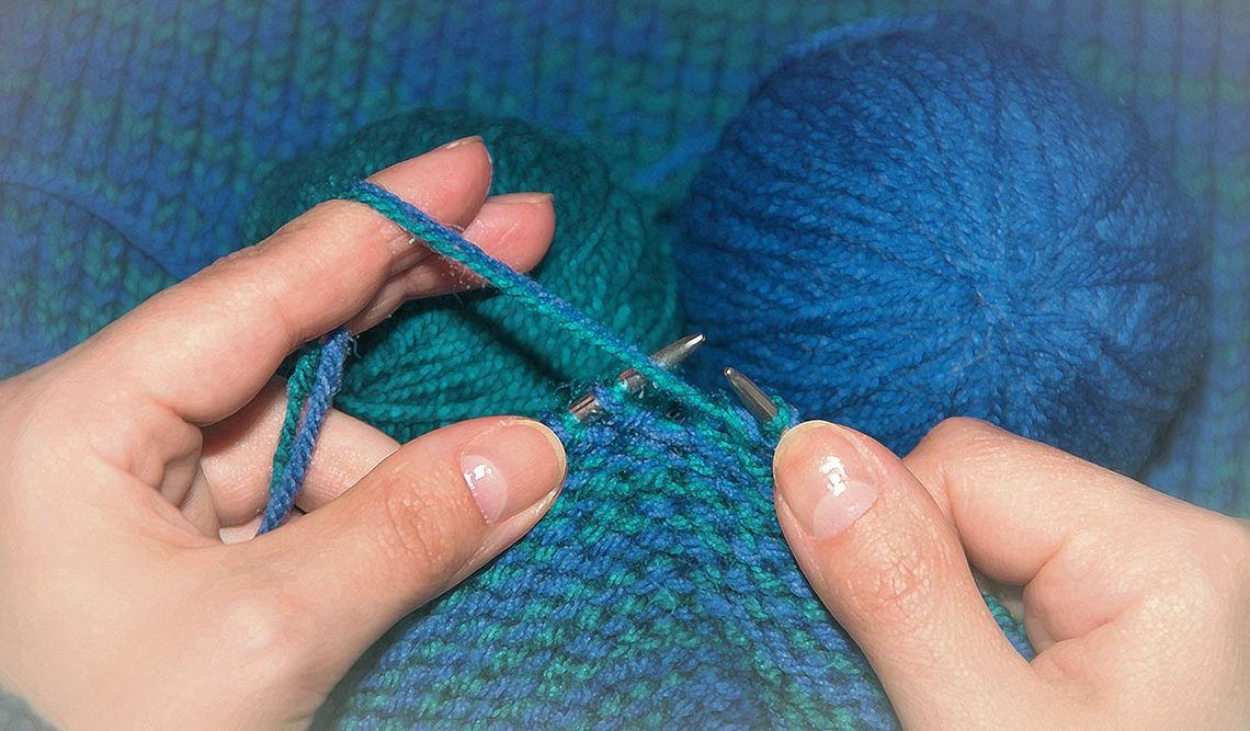 projet à tricoter