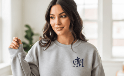 sweats avec broderie logo personnalisé