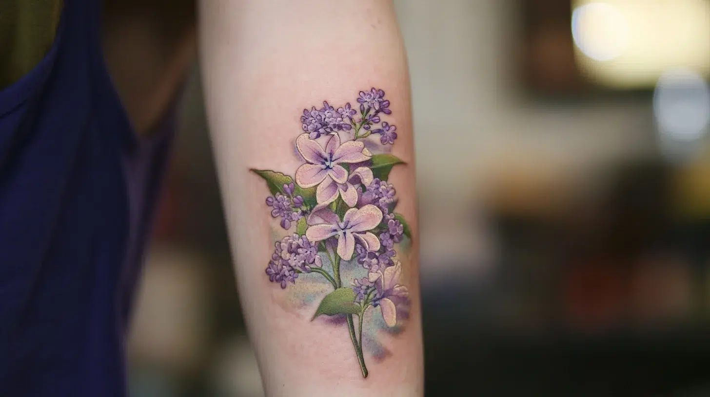 tatouage Lilas